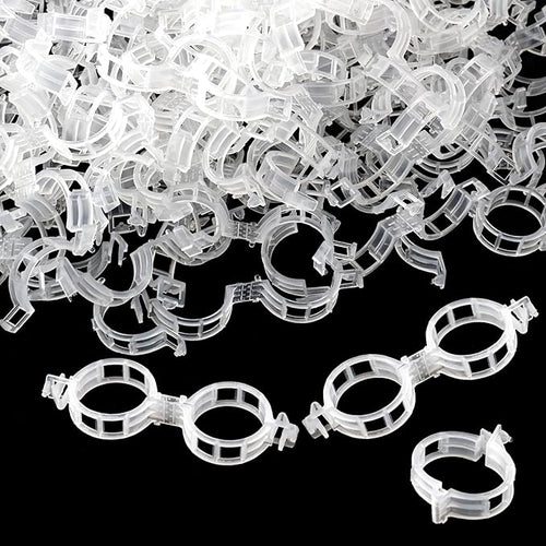 150 Pcs Plant Clips for Climbing Plants, Tomato Clips for Support, Plastic by PEASUG