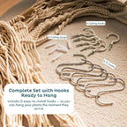 Nook Theory 6-Pack Macrame Plant Hangers - Image 3