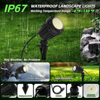 Spotlight Outdoor – 120V Plug-in, 2700K Warm White LED Landscape Spot Lights - Image 7