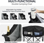 Double Camping Chair Loveseat - Image 4