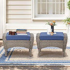 Belord Outdoor Ottomans for Patio Foot Rest - Image 2
