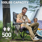 EVER ADVANCED Padded Oversized Folding Camping Chair - Image 3