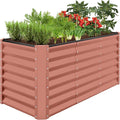 Best Choice Products 4x2x2ft Outdoor Metal Raised Garden Bed, Deep Root Box by BestChoiceProducts