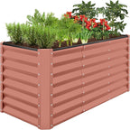 Best Choice Products 4x2x2ft Outdoor Metal Raised Garden Bed, Deep Root Box by BestChoiceProducts
