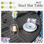 Sophia and William Swivel Patio Dining Set - Image 8