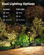 SUNVIE All-in-ONE Landscape Lighting Kit 6-Pack LED Outdoor Pathway Lights - Image 2