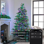 Brizled Smart Christmas Lights, 196ft 600 LED Smart WiFi Color Changing String - Image 6