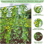 Cucumber Trellis for Raised Beds, 63 x 45 Inch U-Shaped Garden Trellis for - Image 4