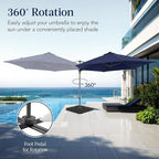 Best Choice Products 10ft Solar LED Offset Cantilever Hanging Market Patio - Image 3