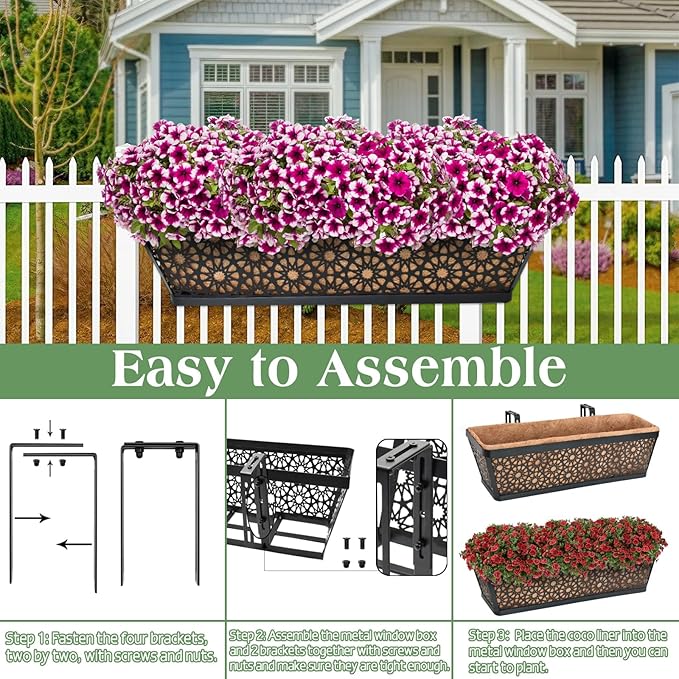 Halatool 2Pack 30 Inch Window Box - Image 4
