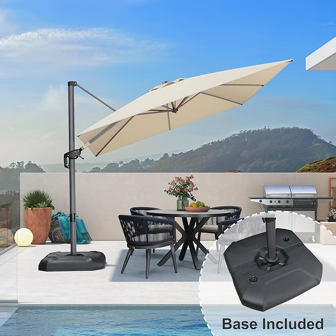 PURPLE LEAF 9 Feet Patio Umbrella - Image 2