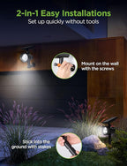 InnoGear Solar Lights for Outside, Outdoor Landscape Spotlight Waterproof - Image 6
