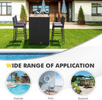 RELAX4LIFE 5-Piece Outdoor Bar Set - Image 7