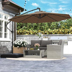 Tangkula 10ft Solar LED Patio Umbrella - Image 3