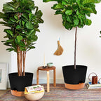 GARDIFE 12 inch Plant Pots, Self Watering Pots, 2 Pack Large Plastic Flower pots - Image 6