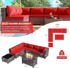 Kullavik 8 Pieces Outdoor Patio Furniture Set - Image 5