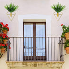2 Pieces Gold Wall Decor Hanging Planters - Image 7