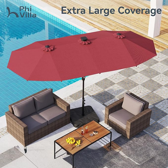 PHI VILLA 13ft Patio Umbrella - Image 3