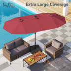 PHI VILLA 13ft Patio Umbrella - Image 3