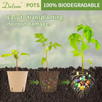 Dalzom® 60Pcs 3.1” Peat Pots - Image 5