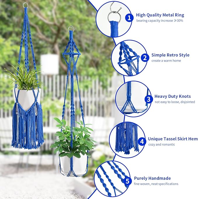 Macrame Plant Hangers - Image 2