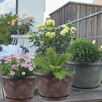 11 inch Plant Pot Set of 3, Plastic Flower Pots - Image 7