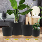 QCQHDU 12 inch Plant Pot, 2 Pack Planters - Image 7