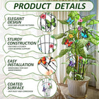 LEIFIDE 2 Pcs 33in Plant Trellis - Image 4