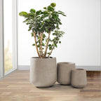 Kante 15.3"+11.6"+8.2" Dia Round Concrete Planter, Large Outdoor Indoor Planter - Image 7