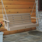 Highwood Weatherly Porch Swing 5 Feet, Woodland Brown - Image 2