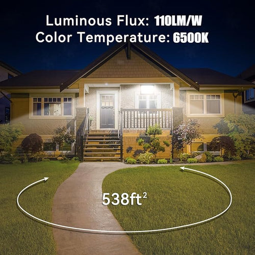 4Pack LED Flood Light Outdoor, 150W LED Work Light 15000lmwith 6FT US Plug - Image 2