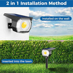 12 Pack Solar Spot Lights Outdoor, Solar Spotlights Outdoor Waterproof 2-in-1 - Image 5