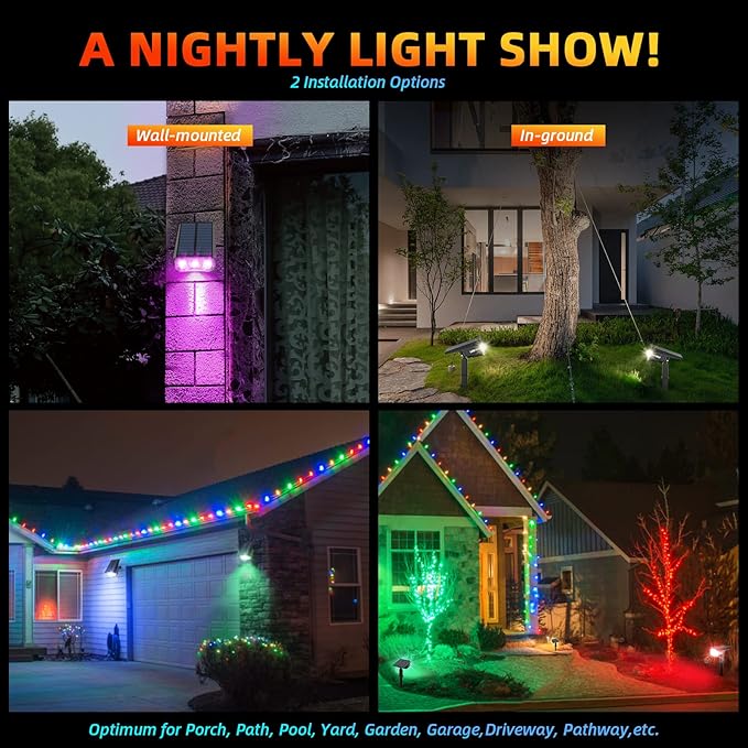 Color Solar Light Outdoor Waterproof Spotlights - Image 3