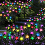 Kohlrabi Solar Garden Lights Outdoor, 4 Pack 40 LED Solar Firefly Lights - Image 5