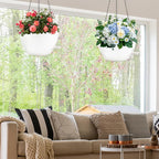 12 inch Hanging Planters for Indoor Plants, 2 Pack Self-Watering Hanging - Image 2