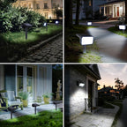 Fabrito Solar Spot Lights Outdoor 4 Pack, Auto On/Off Spotlights, IP67 - Image 6