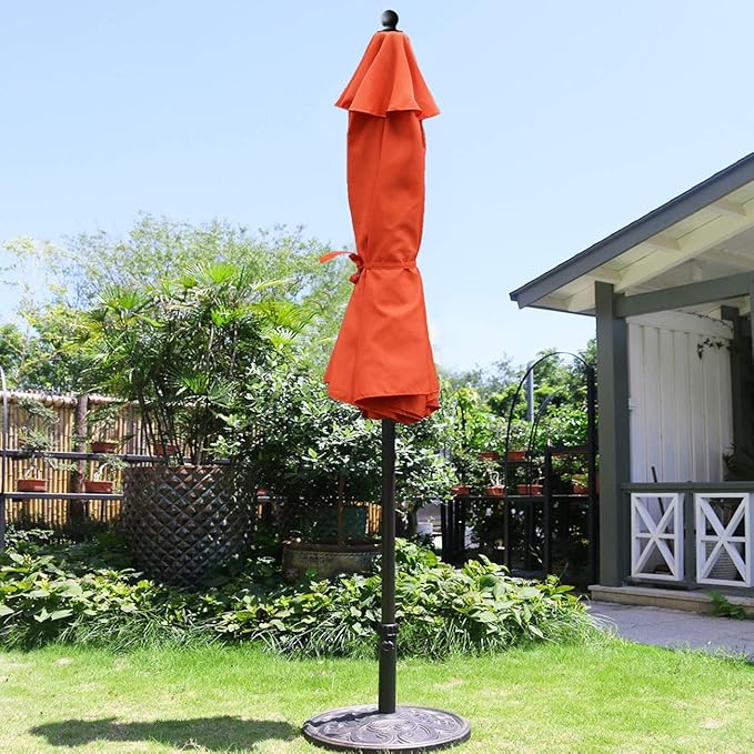Sunnyglade 9Ft Patio Umbrella Outdoor Table Umbrella - Image 6