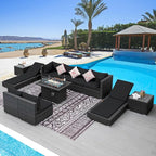 NICESOUL 11 Piece Patio Furniture by NICESOUL