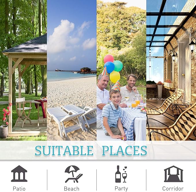 RYB HOME Outdoor Curtains for Patio Waterproof Block Sunlight Thermal Insulated - Image 9