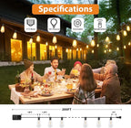 Brightever 200FT Outdoor String Lights - Image 2