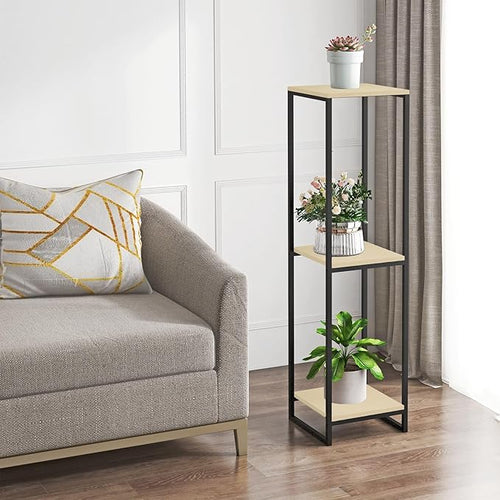 46" Tall Plant Stand Indoor, 3-Tier Modern Plant Shelf, Corner Flower Pot - Image 2