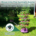 Strawberry Vertical Planter GardenTower, 5 Tiered Stackable Planter - Image 2