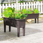Giantex Raised Garden Beds Outdoor Set of 2, Self-Watering Planter Box - Image 3