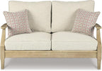 Signature Design by Ashley Clare View Coastal Outdoor Loveseat, Cushioned - Image 5