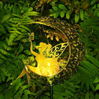 ZKLiLi Solar Lights Garden Decorations, Moon Fairy Light, Solar Statues Outdoor - Image 7