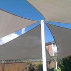 E&K Sunrise 24' x 24' x 24' Sun Shade Sail Triangle Canopy Shade Cover UV Block - Image 8