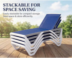 Kozyard Outdoor Chaise Lounge Chair, Full Flat Adjustable Patio Lounger - Image 4