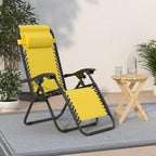 Best Choice Products Set of 2 Adjustable Steel Mesh Zero Gravity Lounge Chair - Image 2