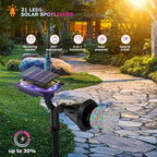 Solar Spotlights Outdoor Color Changing, 180°Adjustable Flag Pole Lights - Image 2