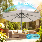 HOTEEL10x10ft Patio Umbrella Cantilever Umbrellas - Image 7